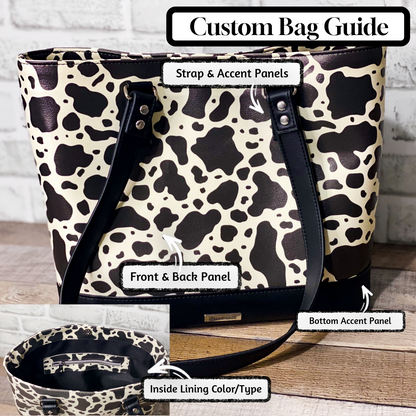 Big B Tote - Cow Print