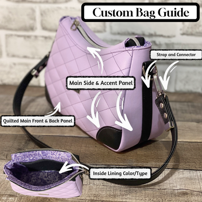 Annabelle Bag - Quilted Lilac