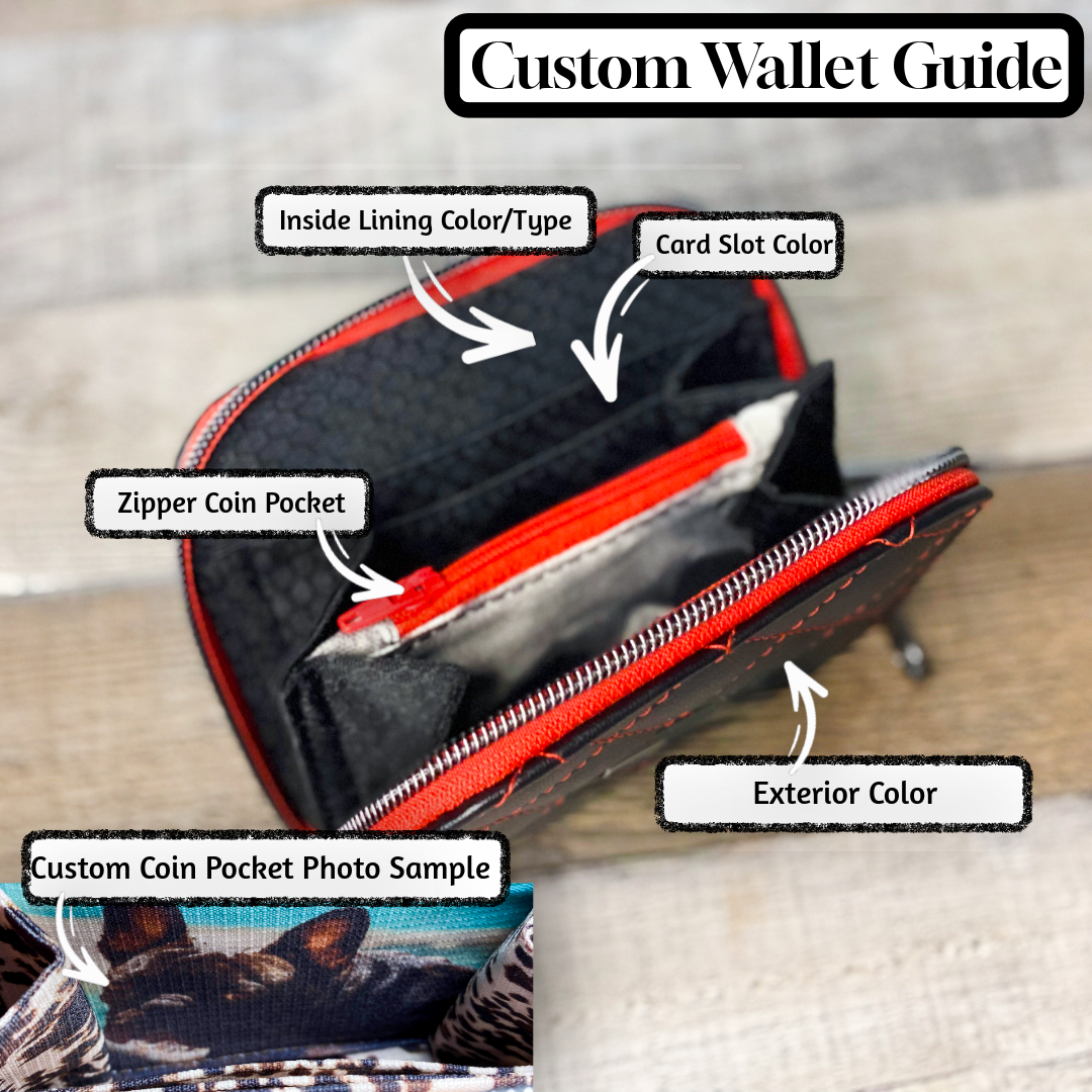 Mini Classic Zip Wallet - Black Quilted